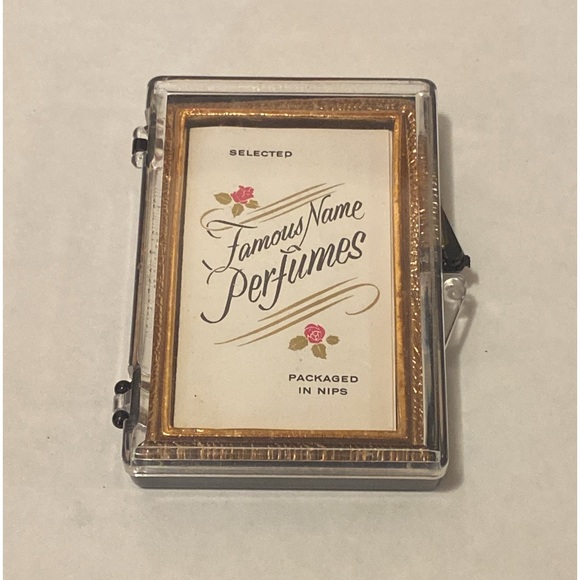 Famous Name Perfumes Packaged in Nips ~12 Glass Vials ~ Sample Set ~ Vintage. - Picture 6 of 12